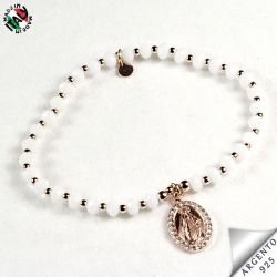 Bracciale con ciondolo madonna miracolosa